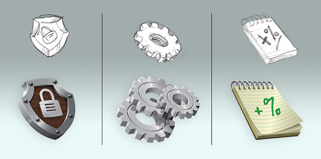 Web icons